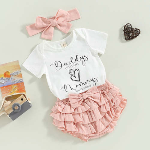 Daddy's Little Girl Mommy's Whole World Outfit