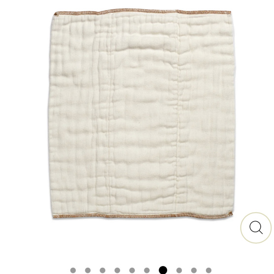 LARGE Cloth-eez Prefold Diapers - Organic Natural Unbleached