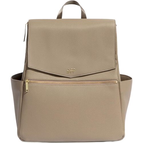 Freshly Picked Classic II Diaper Bag Backpack, Wipeable Vegan Leather With Changing Pad, Convertible (Aspen V2)