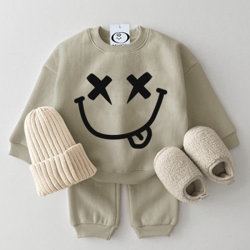 Baby 2-Piece Funny Smile Lovely Set