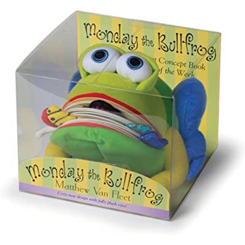 Monday the Bullfrog: A Huggable Puppet Concept Book About the Days of the Week