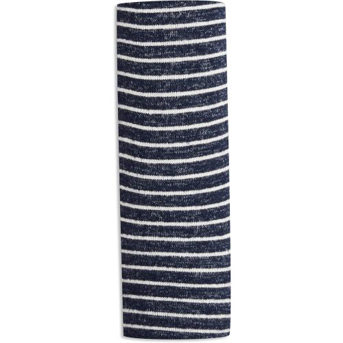 aden + anais Snuggle Knit Baby Swaddle Blanket for Newborn Girl and Boy, Versatile Stroller Cover, Burp Cloth, Nursing Shield, 47 x 47 Inch, Navy Stripe