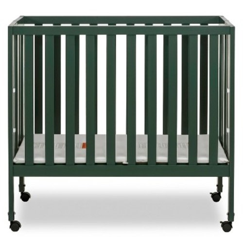 Dream On Me Jett Non-Full Size Folding Crib, Color: Olive