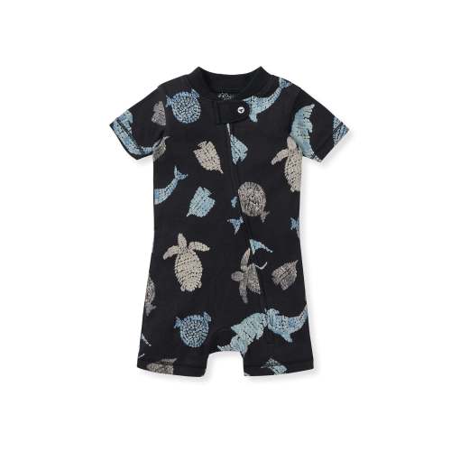 Mosaic Sea Animals Organic Baby Sleeper Romper – Burt's Bees Baby