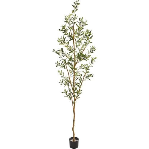 Nearly Natural 82” Olive Artificial Silk Trees Green