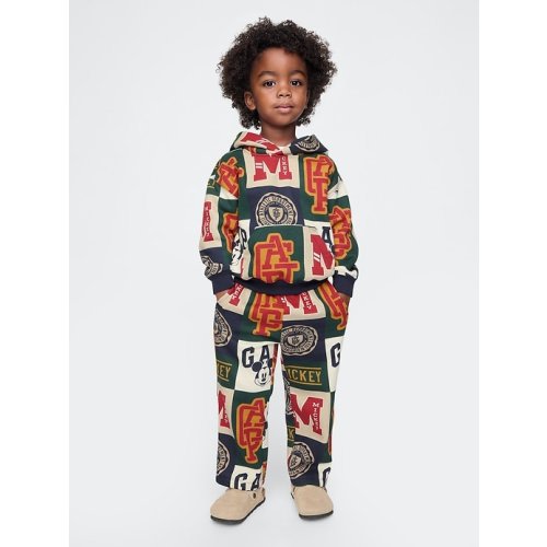 Gap × Disney Baby Vintage Soft Mickey Mouse Logo Sweatpants | Gap
