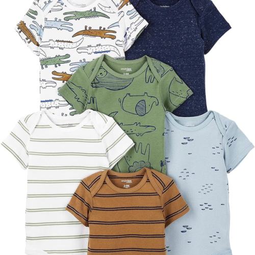 Simple Joys by Carter's baby-boys 6-pack Short-sleeve Bodysuit