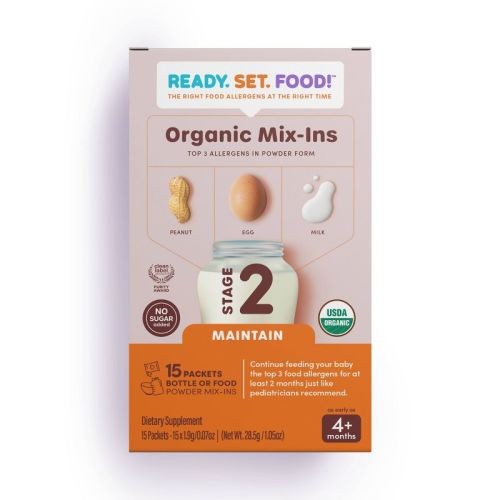 Ready, Set, Food! Early Allergen Introduction Mixins Baby Meals - Stage 2 - 1.2oz