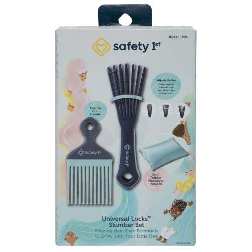 Safety 1st Universal Locks Brush and Comb Slumber Set, Blue