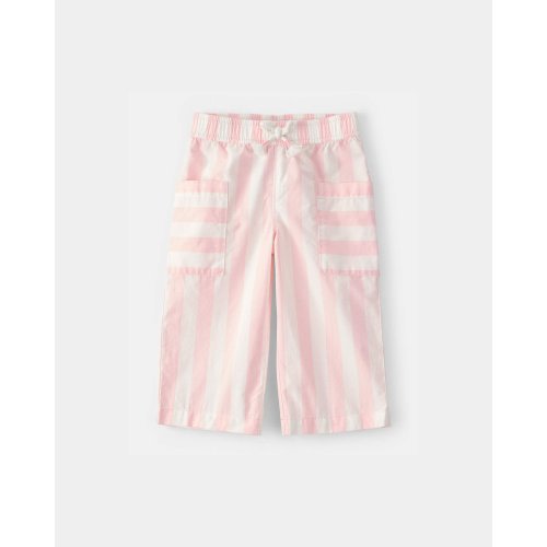 Baby Girl Striped Pants - Pink/Ivory | Carter's