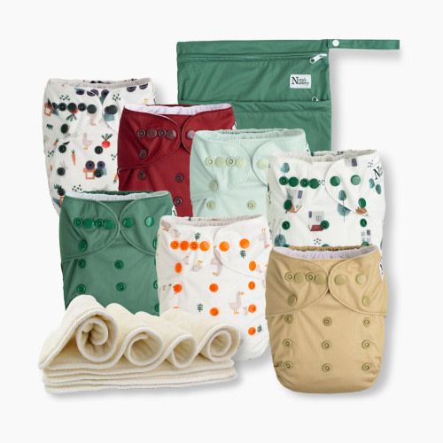 Nora's Nursery Cloth Pocket Diapers (7 Pack) - On The Farm