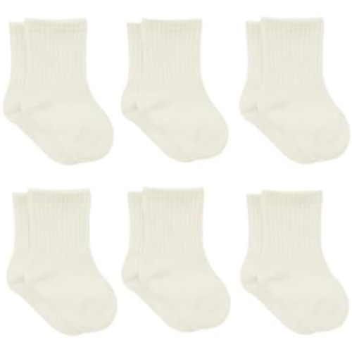 bistyle Baby Grip Ankle Socks 6 Pairs | Newborn Infant Toddlers Socks