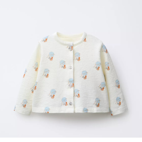 PRINTED JACKET - Ecru | ZARA United States
