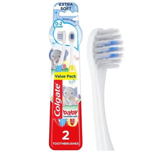 Colgate My First Baby and Toddler Manual Toothbrush Extra Soft - 2ct