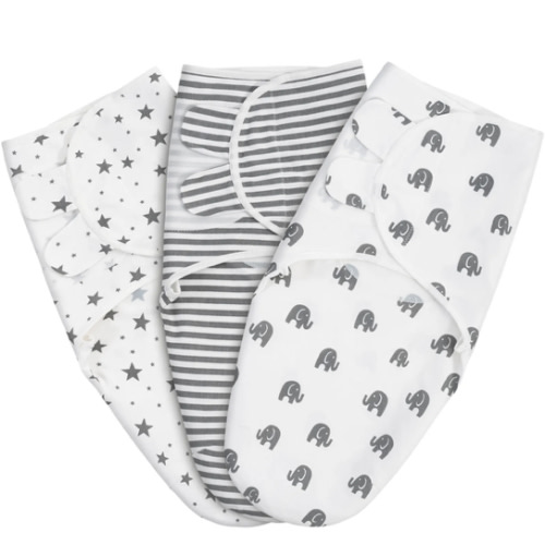 Little Star | Baby Swaddle 3 Pack | 0-3 Months