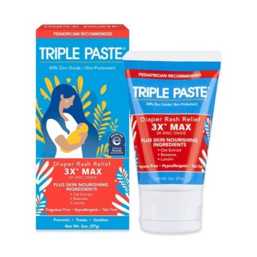 Triple Paste 3x Max Diaper Rash Relief Ointment - 2oz