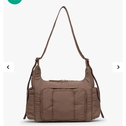 Crossbody Diaper Bag - HAZELNUT