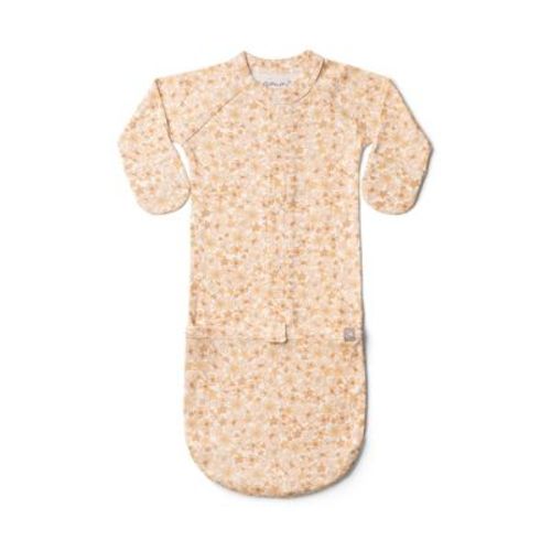 Goumi 24 Hour Convertible Sleeper Baby Gown - Cabana Green 0-3m