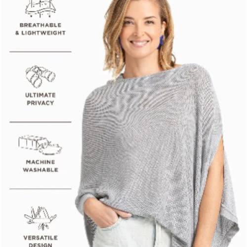 The Grey Cocoon™ Breathable Nursing Cover
