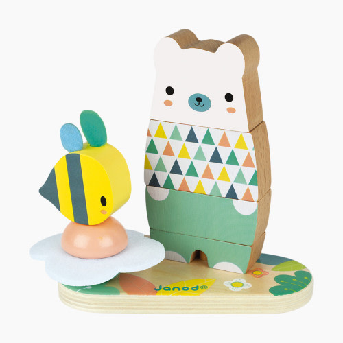 Janod Wooden Stackable Toy - Pure Bear