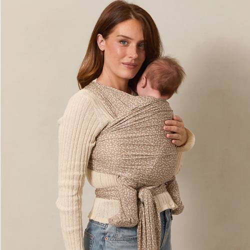 Cream Floral Wrap, Baby Carrier Up to 25 Pounds, Custom Fit – Solly Baby