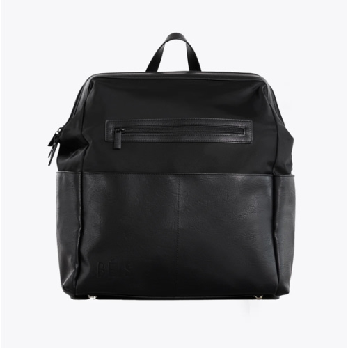 BÉIS 'The Diaper Backpack' in Black - Black Diaper Bag & Diaper Backpack