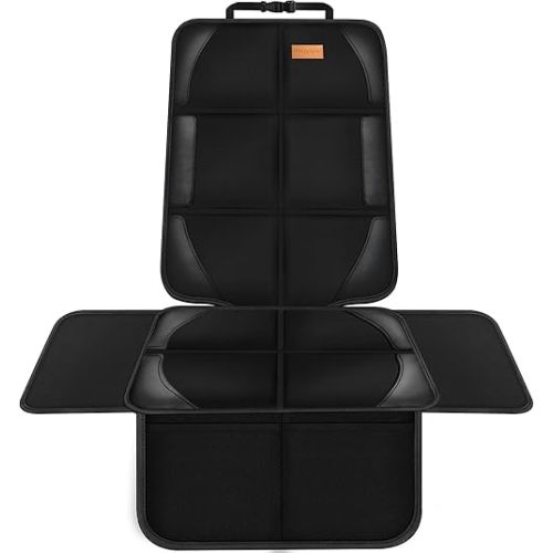 Car Seat Protector, 1 Pack of Seat Protectors, Thickest Padded 600D Fabric Padding, Waterproof, Durable, Anti Slip Backing, Child Seat Protection, Suitable for Babies, Toddlers, Children