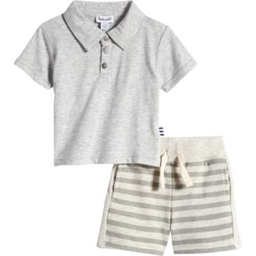 Beach Day Polo & Drawstring Shorts Set