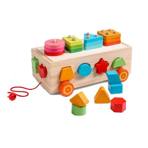 4 Games in 1 Montessori Shape Sorter Truck Toys for 18 Month - Etsy