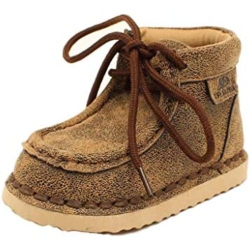 Twister Casual Shoes Boys Aiden Chukka Distressed Brown 446000902