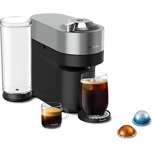 Nespresso Vertuo Pop+ Deluxe Coffee and Espresso Maker by Breville, Titan