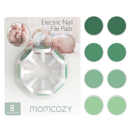 Momcozy Baby Nail Trimmer Replacement Pads, Electric Nail Trimmer Grinding Pads for Momcozy Electric Nail Trimmer Use Only, 8 Counts Replacement Pads