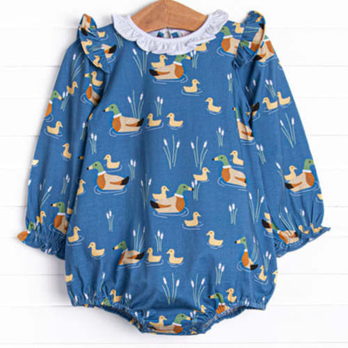 Ducks in a Row Bubble, Blue – Stitchy Fish