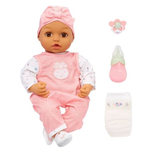 BABY Born My Real Baby Doll Ava - Light Brown Eyes: Includes Pacifier, Outfit, Shoes, Bottle, Diaper