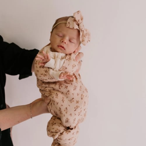 Muslin Swaddle | Paisley Coffee – Little and Fern