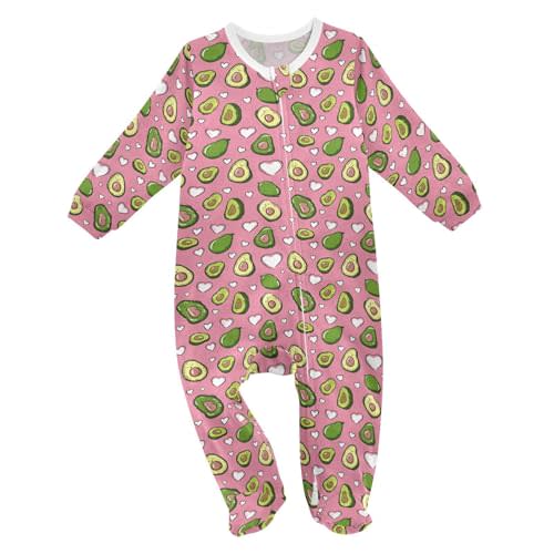 foixnub Baby One-Piece Footies Sleeper Pjs Footed Bodysuit Rompers Zipper for Boys Girls 3M