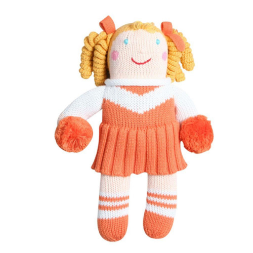 Vols | Orange and White 7" Plush Knit Cheerleader | Alumni Hall