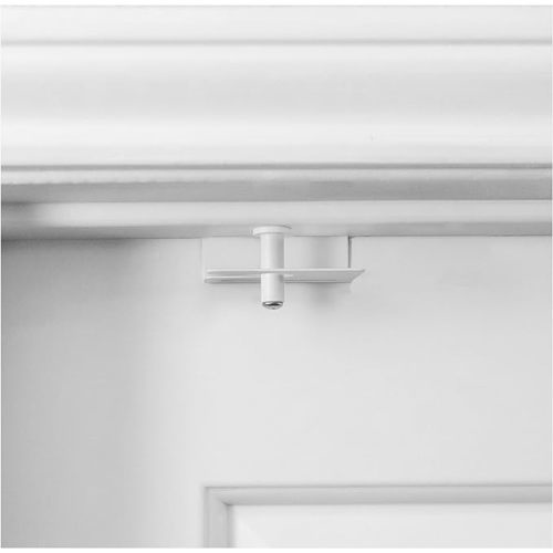 1 Pack - GlideLok Child Safety Door Top Lock | Made of Durable Metal (Not Plastic Like Other Models) | for Childproofing Interior/Exterior Doors | Adults Can Open Door from Both Sides