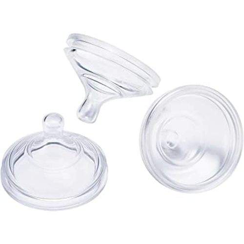Boon Nursh Silicone Baby Bottle Nipples - Bottle Nipples for Boon Nursh Baby Bottles - Baby Bottle-Feeding Supplies - Medium Flow Baby Bottle Nipples - 3 Count