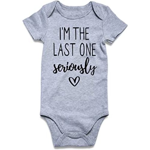 UNICOMIDEA Baby Boys Girls Romper Letter Printed Newborn Outfit Short Sleeve Bodysuits 0-12 Months