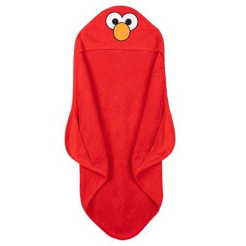 Sesame Street Elmo Newborn Baby Boys Hooded Towel Red One Size