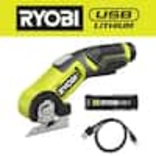 RYOBI USB Lithium Power Cutter Kit with 2.0 Ah USB Lithium Battery and Charging Cable FVC51K