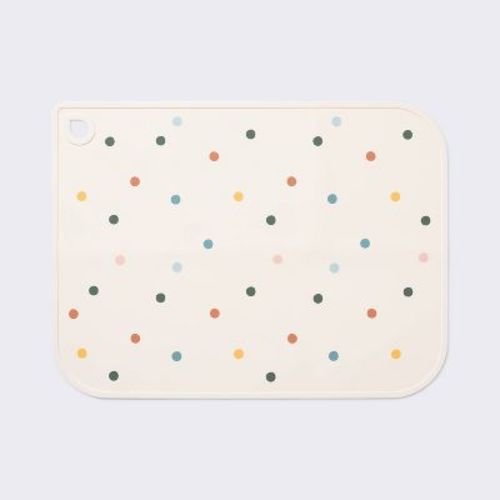 Silicone Placemat - Beige/dots - Cloud Island™