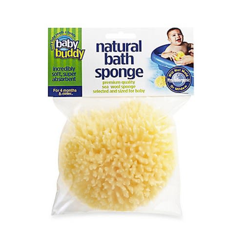 Baby Buddy Natural Bath Sponge - 24 Count (Pack Of 24)