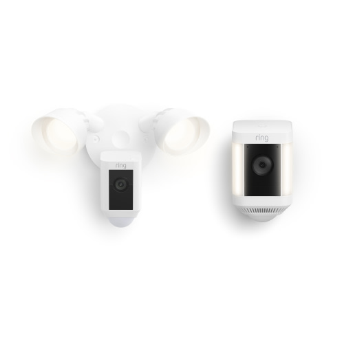 Front and Backyard Enhanced Kit (Spotlight Cam Plus Battery + Floodlight Cam Wired Plus)