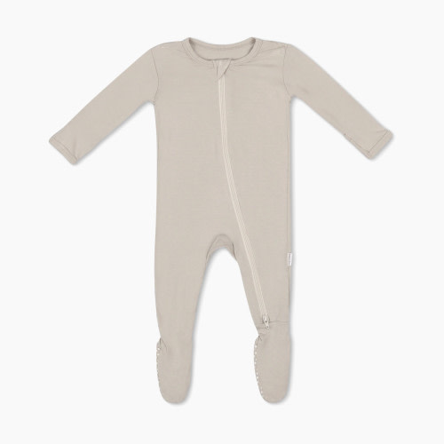 Bamboo Little Bamboo Footie - Oat, 3-6 Months