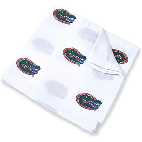 The University of Florida Muslin Swaddle Blanket 47x47in