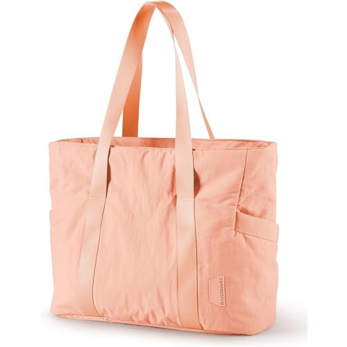 BAGSMART Tote Bag for Women with Zipper, Gym Tote with Compartments, Work Tote Nurse Dance Yoga Bag for Sport, Travel