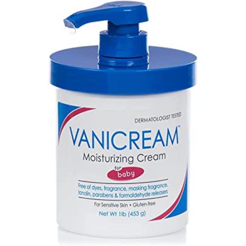 Vanicream Gluten Free & Fragrance Free Baby Moisturizing Cream, 16 oz Pump, Packaging may vary