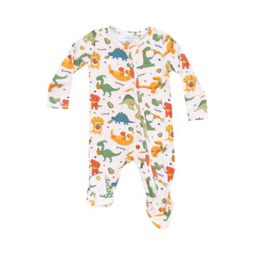 Angel Dear 2 Way Zipper Footie | Veggie Dinos